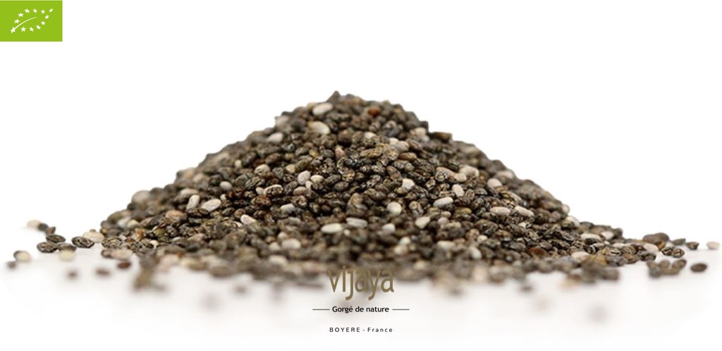 Graine de Chia (Salvia hispanica) Noire - BOLIVIE - 25kg - Bio*