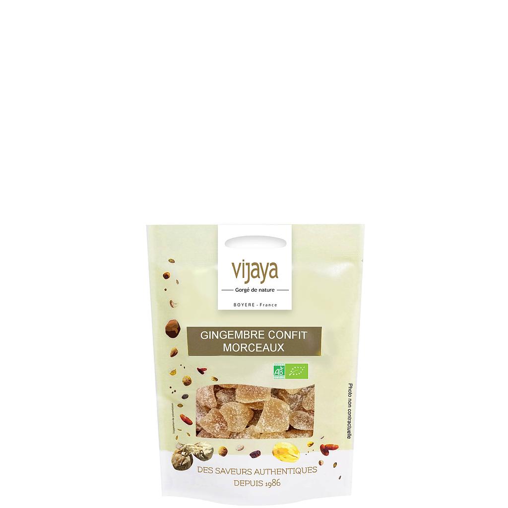 Gingembre Confit - Morceaux - CHINE - 125 g - Bio* &amp; Equitable